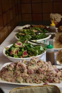 potato & green salad